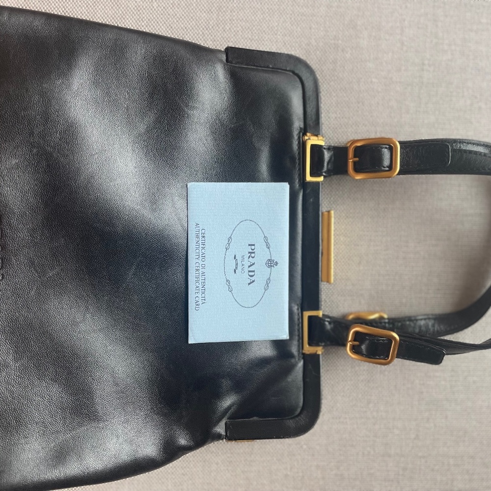 PRADA small leather evening bag